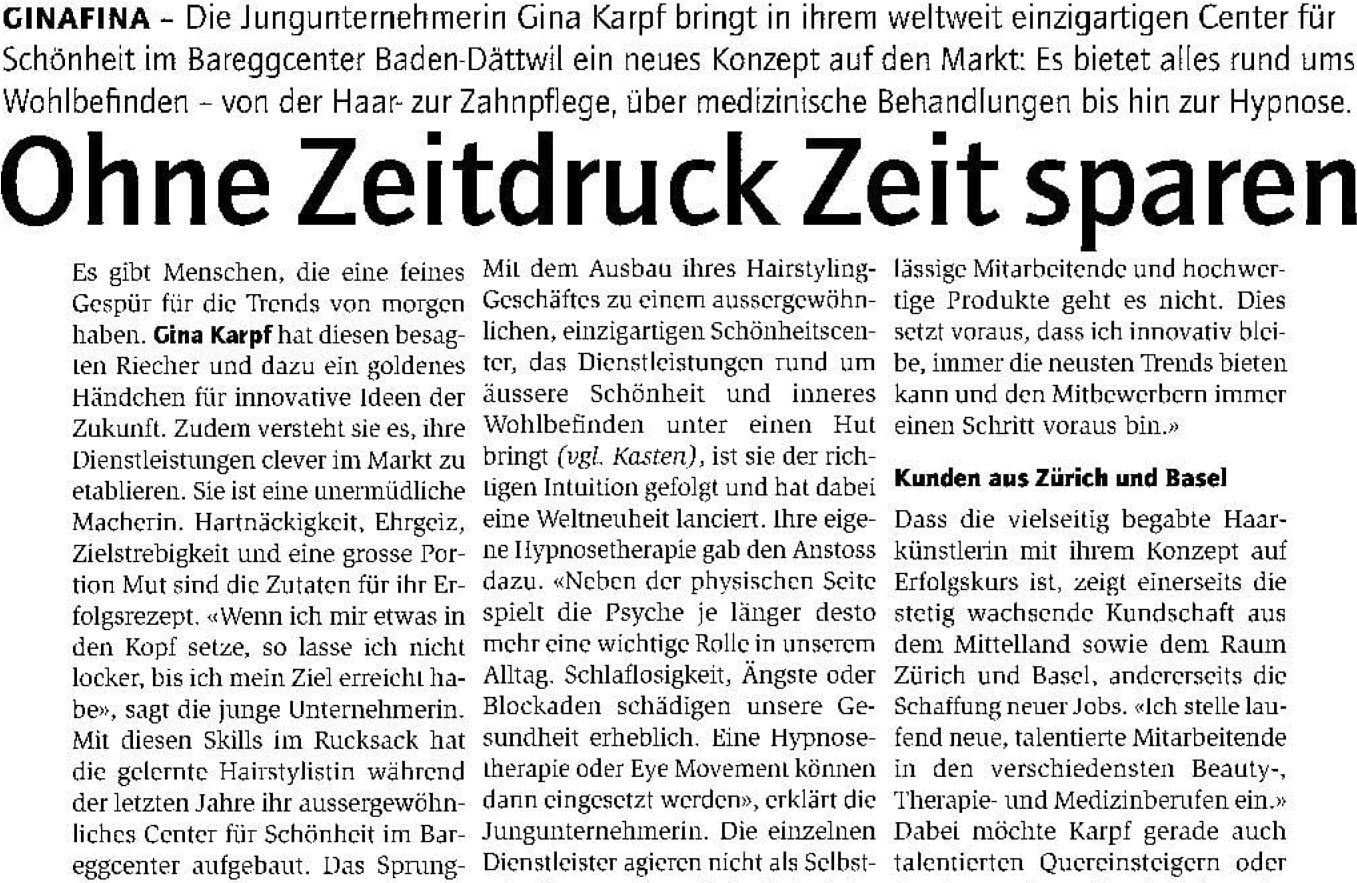 Gewerbezeitung Bericht